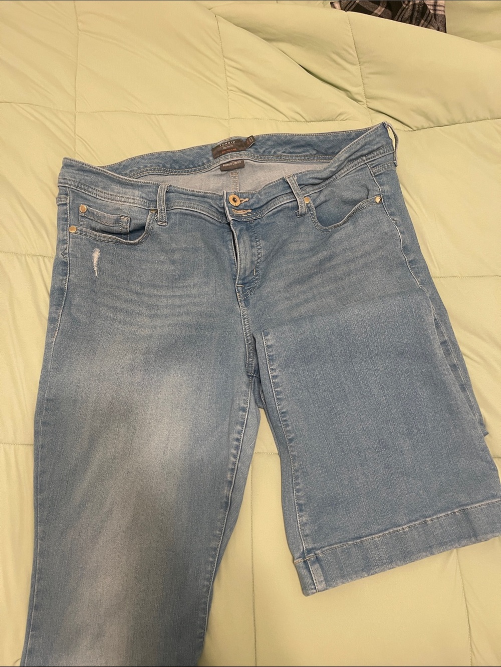 Torrid Light Blue Boot Cut Jeans
